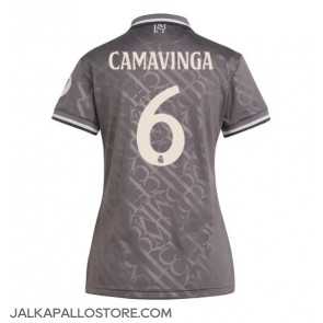 Real Madrid Eduardo Camavinga #6 Kolmaspaita Naisten 2024-25 Lyhythihainen